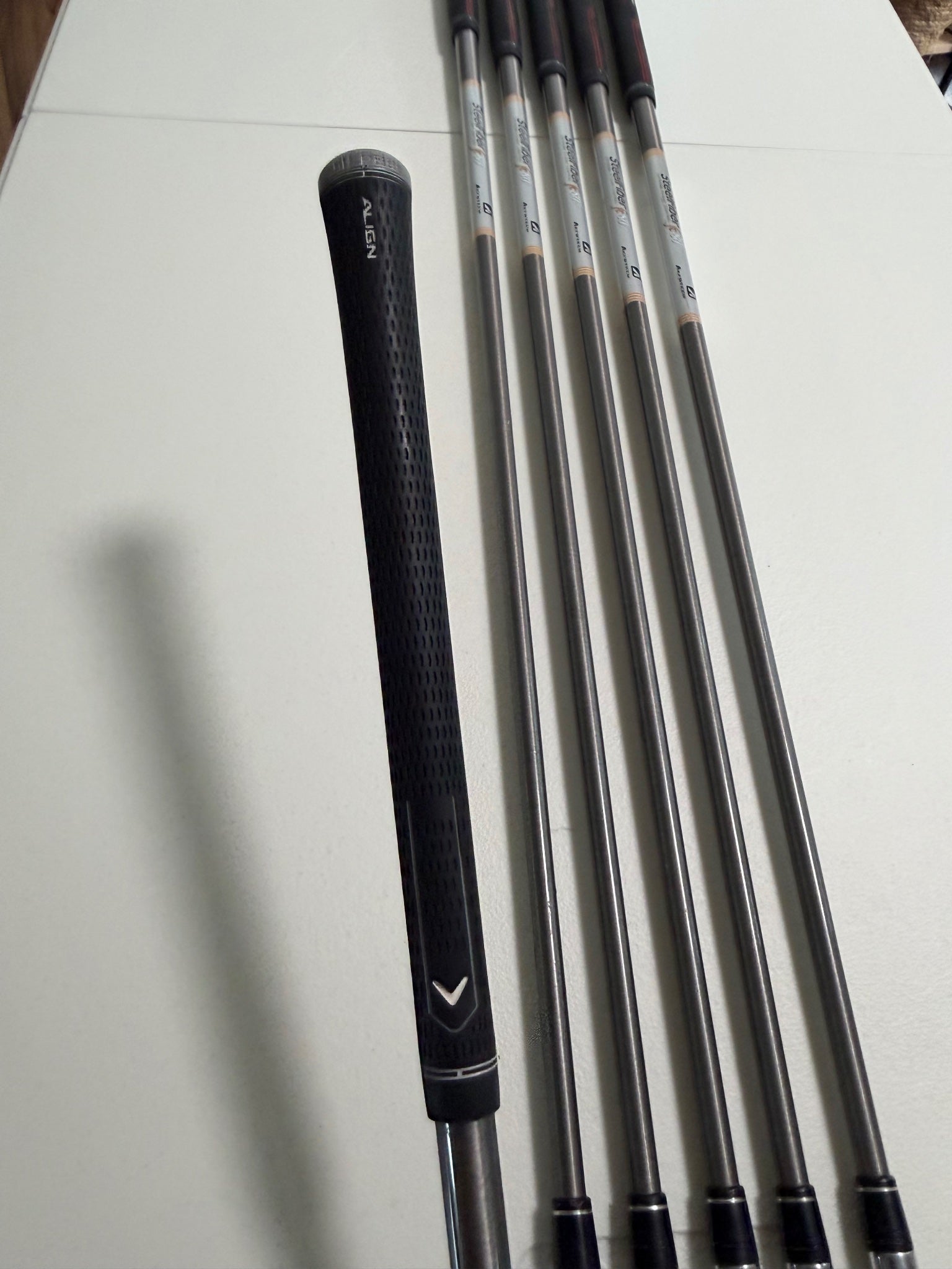 Callaway EPIC Forged Iron Set 5-PW SteelFiber Fc80 F3 Regular Flex +1/2" NICE — photo 11
