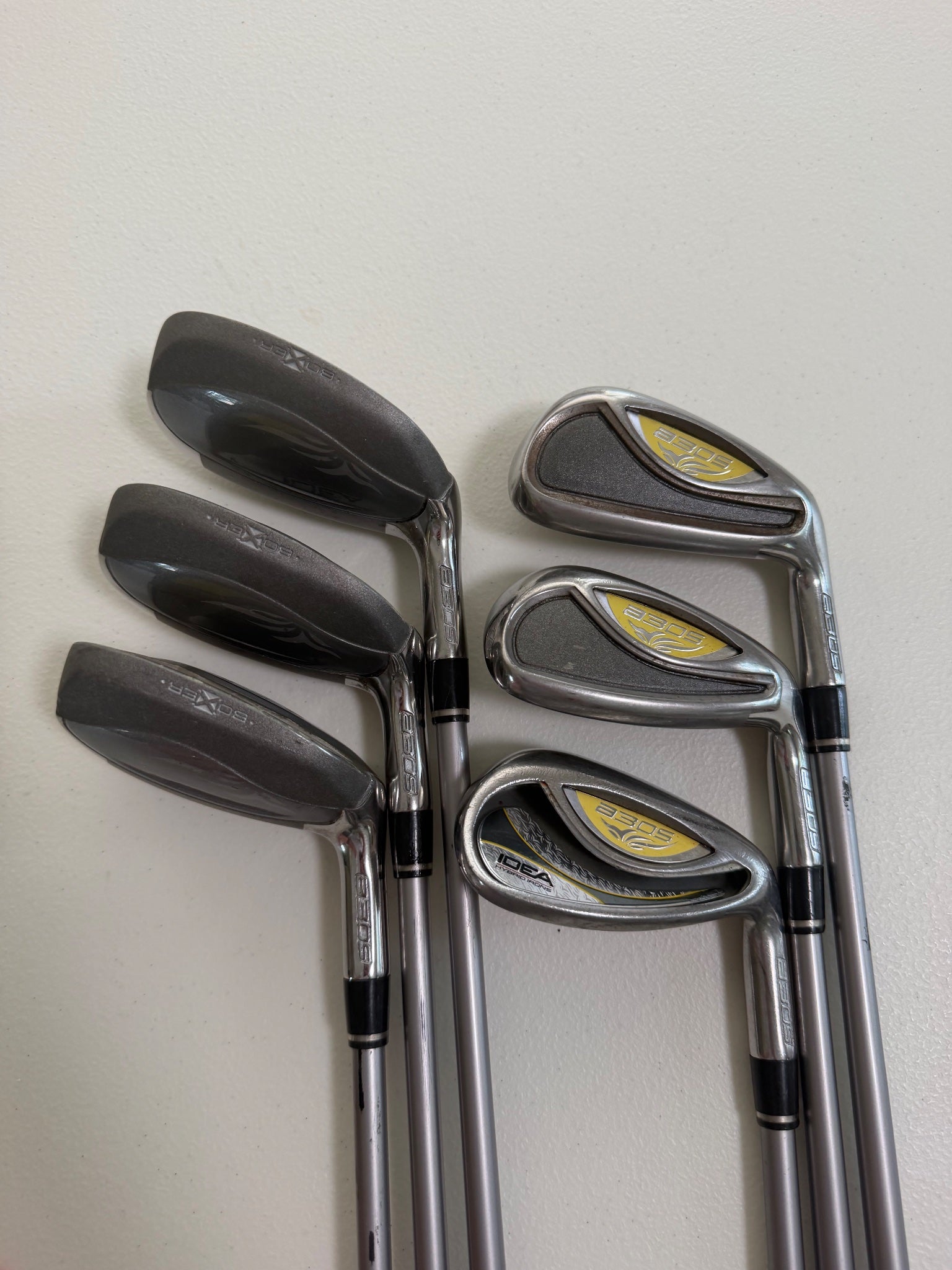 Adams Idea A3 OS Iron Set 4-PW (NO 8 IRON) Graphite Ladies Flex READ