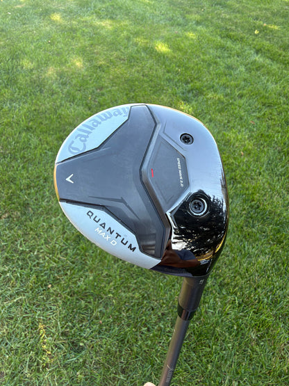 Callaway Quantum Max D 7-Wood 21° Denali Frost Silver Regular Flex 42" +HC NICE
