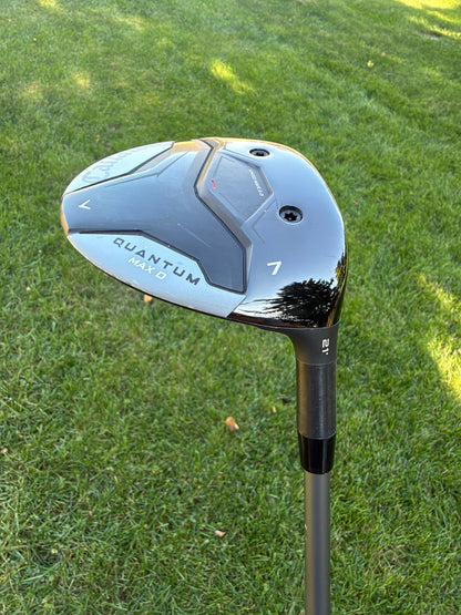 Callaway Quantum Max D 7-Wood 21° Denali Frost Silver Regular Flex 42" +HC NICE — photo 5