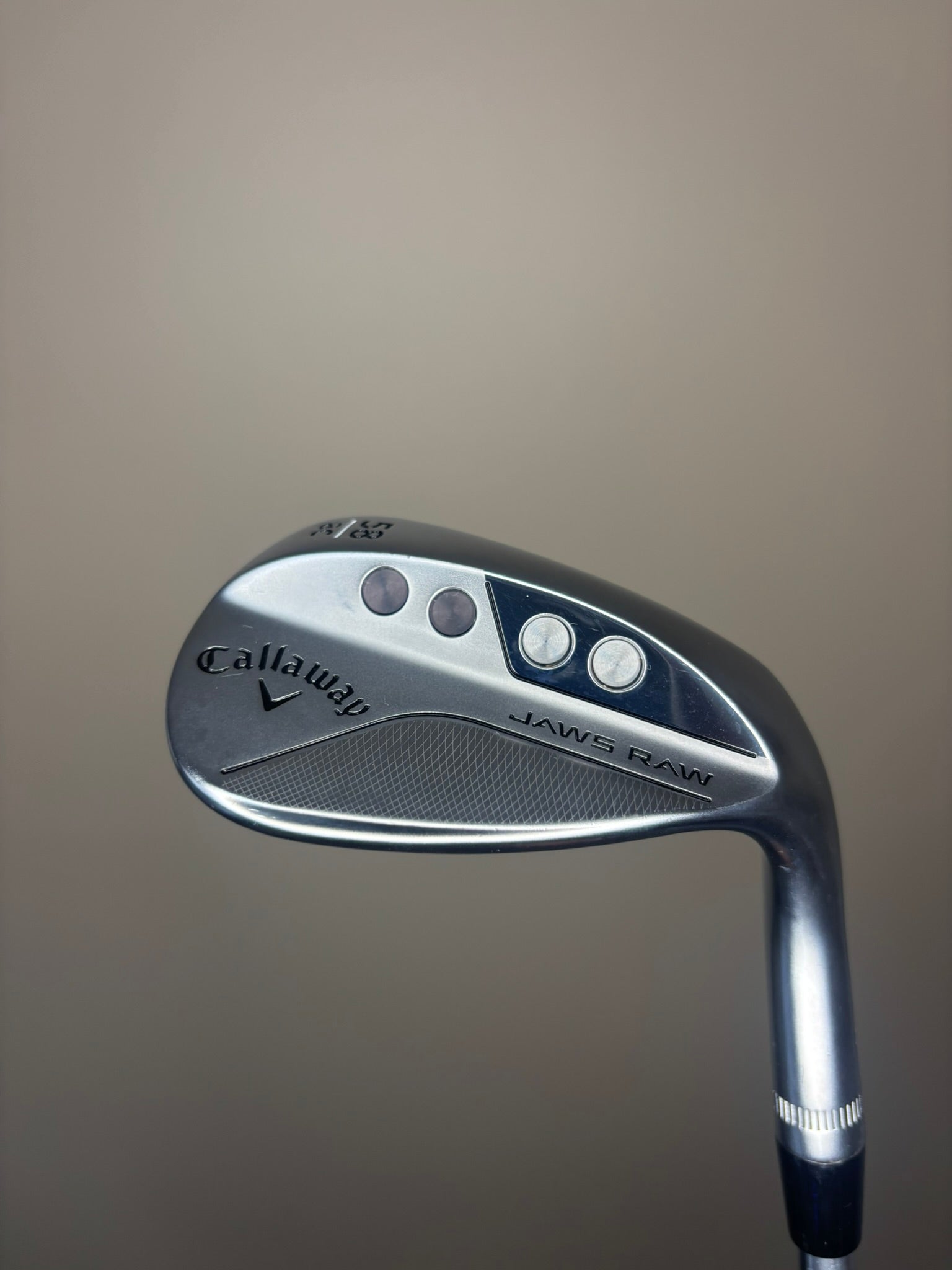 Photo of Callaway Jaws Raw Chrome Lob Wedge 58° Stiff Flex Project X Ls