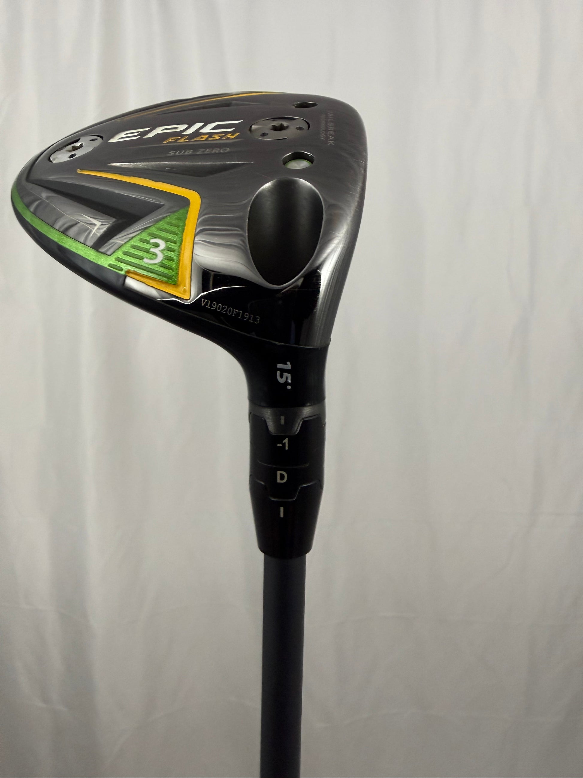 Photo of Callaway EPIC flash sub zero 3-Wood 15° Stiff Flex Hzrdus Smoke