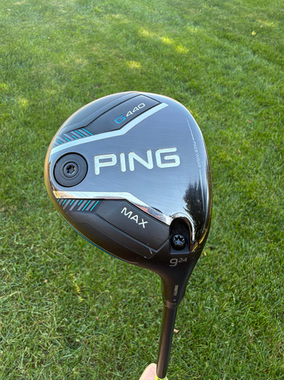 Ping G440 MAX 9-Wood 24° Alta CB Blue Regular Flex 41.25" +HC NICE