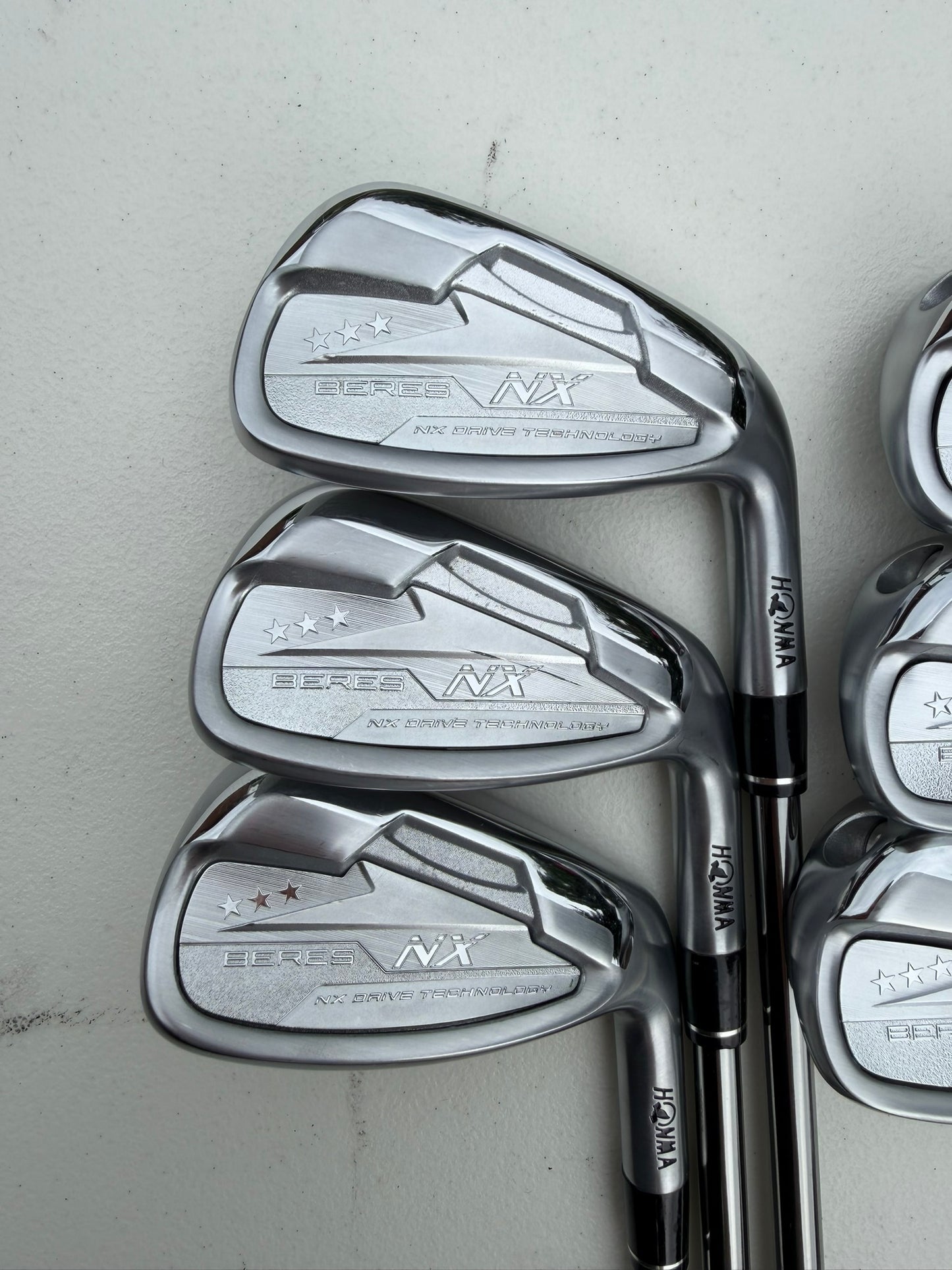 Honma Beres Nx Triple Star Iron Set 6-11 Vizard IB-WF 85 Stiff Flex STD NICE