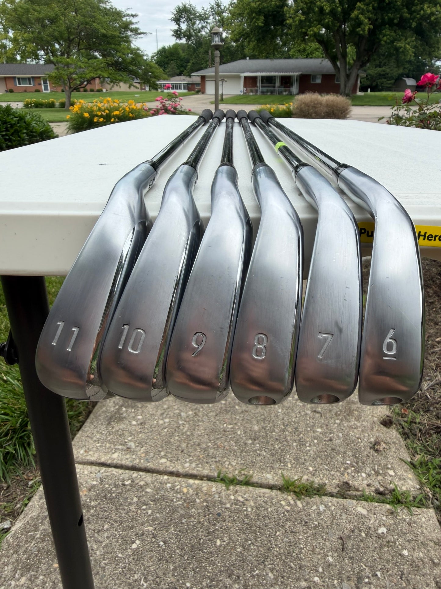 Honma Beres Nx Triple Star Iron Set 6-11 Vizard IB-WF 85 Stiff Flex STD NICE