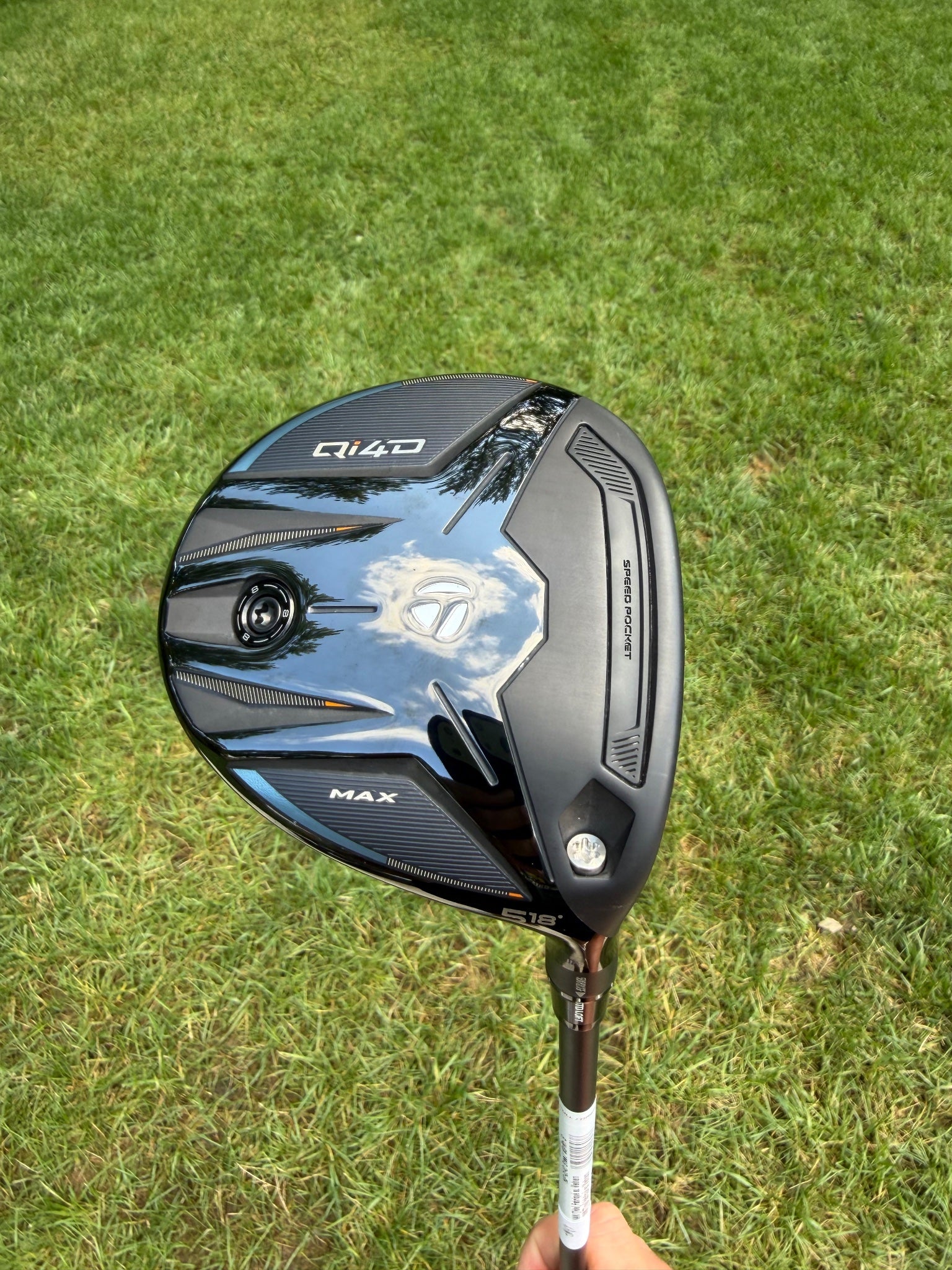 TaylorMade Qi4D Max 5-Wood 18° REAX 65G Stiff Flex 43" MINT