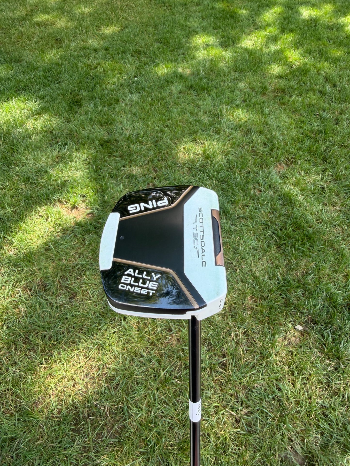 Ping Scottsdale TEC Ally Blue Onset Putter Black Dot 36" +HC MINT