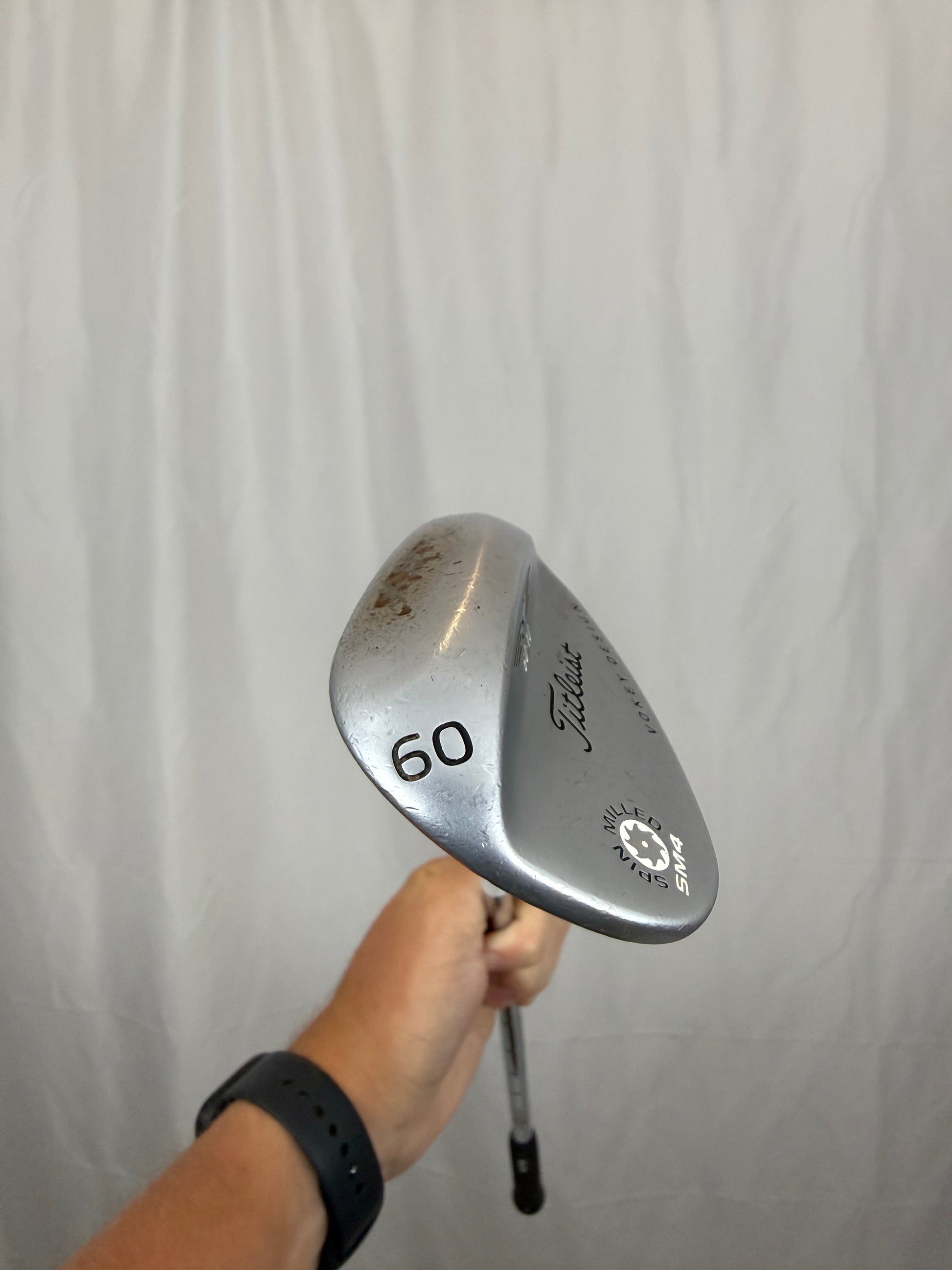 Photo of Titleist Vokey spin milled SM4 Chrome Lob Wedge 60° Wedge Flex