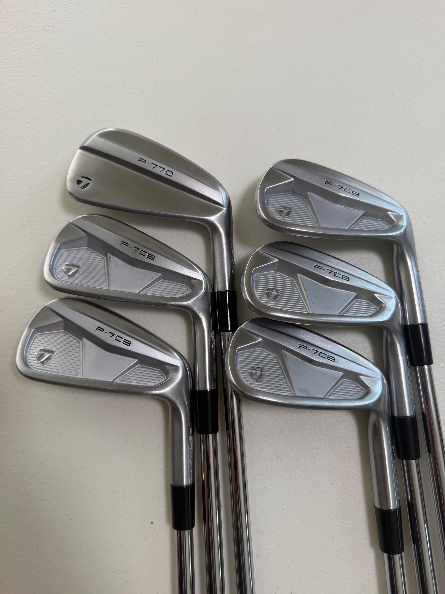 TaylorMade Taylormade P770/P7CB combo Iron Set 5-PW NS Pro Stiff Flex +1/4"