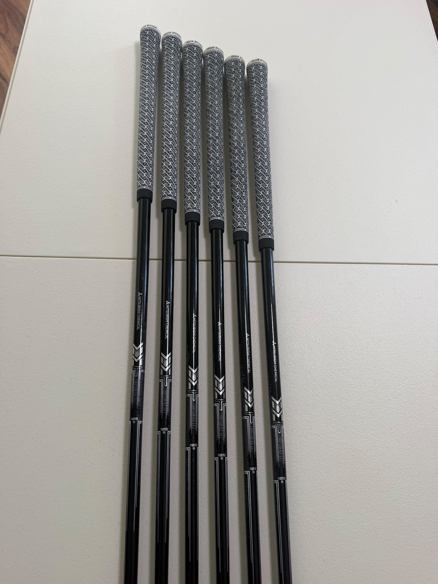 Callaway Apex Ti Fusion Plated Iron Set 5-PW MMT 105S Stiff Flex NICE — photo 7