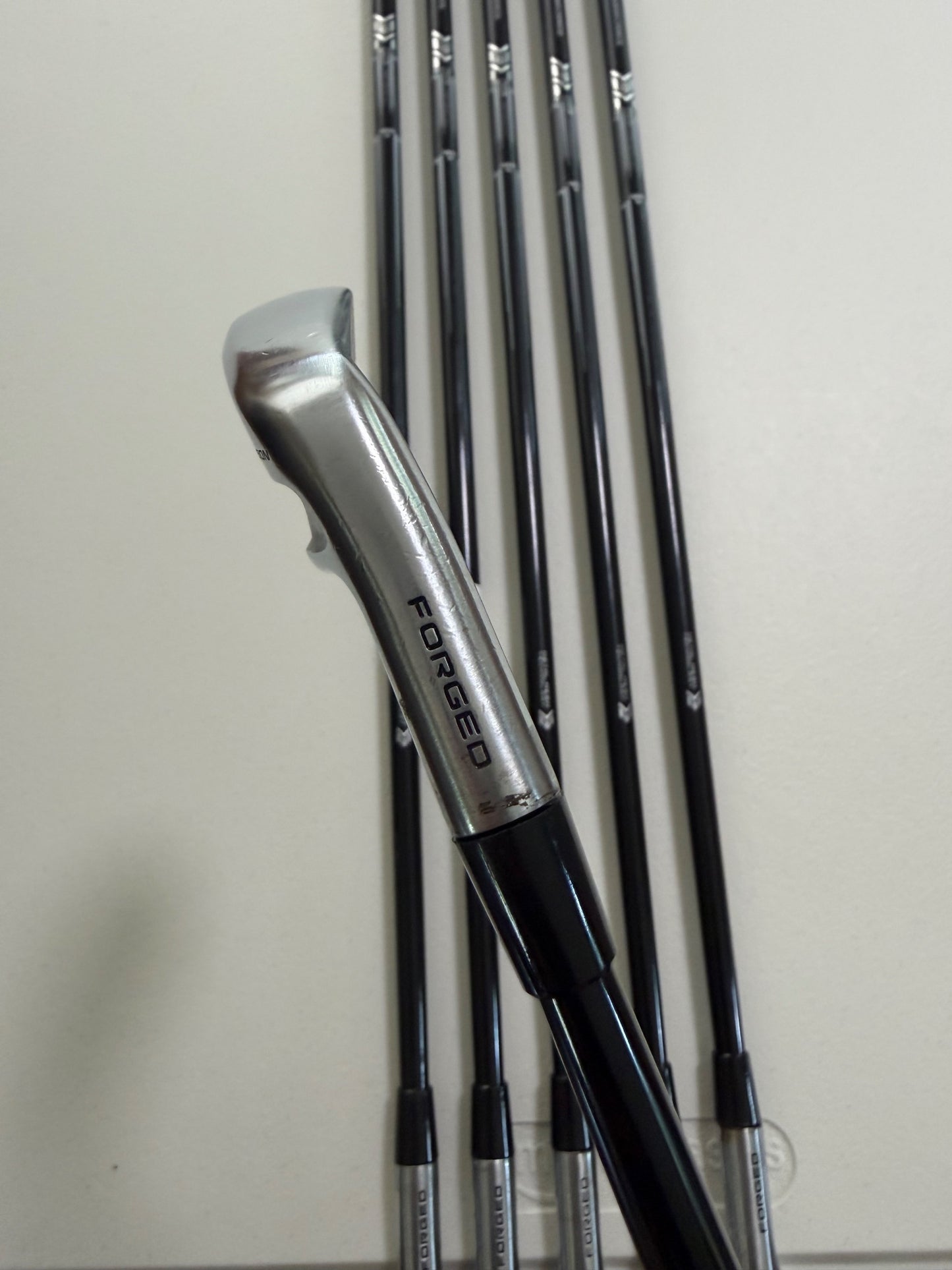 Callaway Apex Ti Fusion Plated Iron Set 5-PW MMT 105S Stiff Flex NICE — photo 9