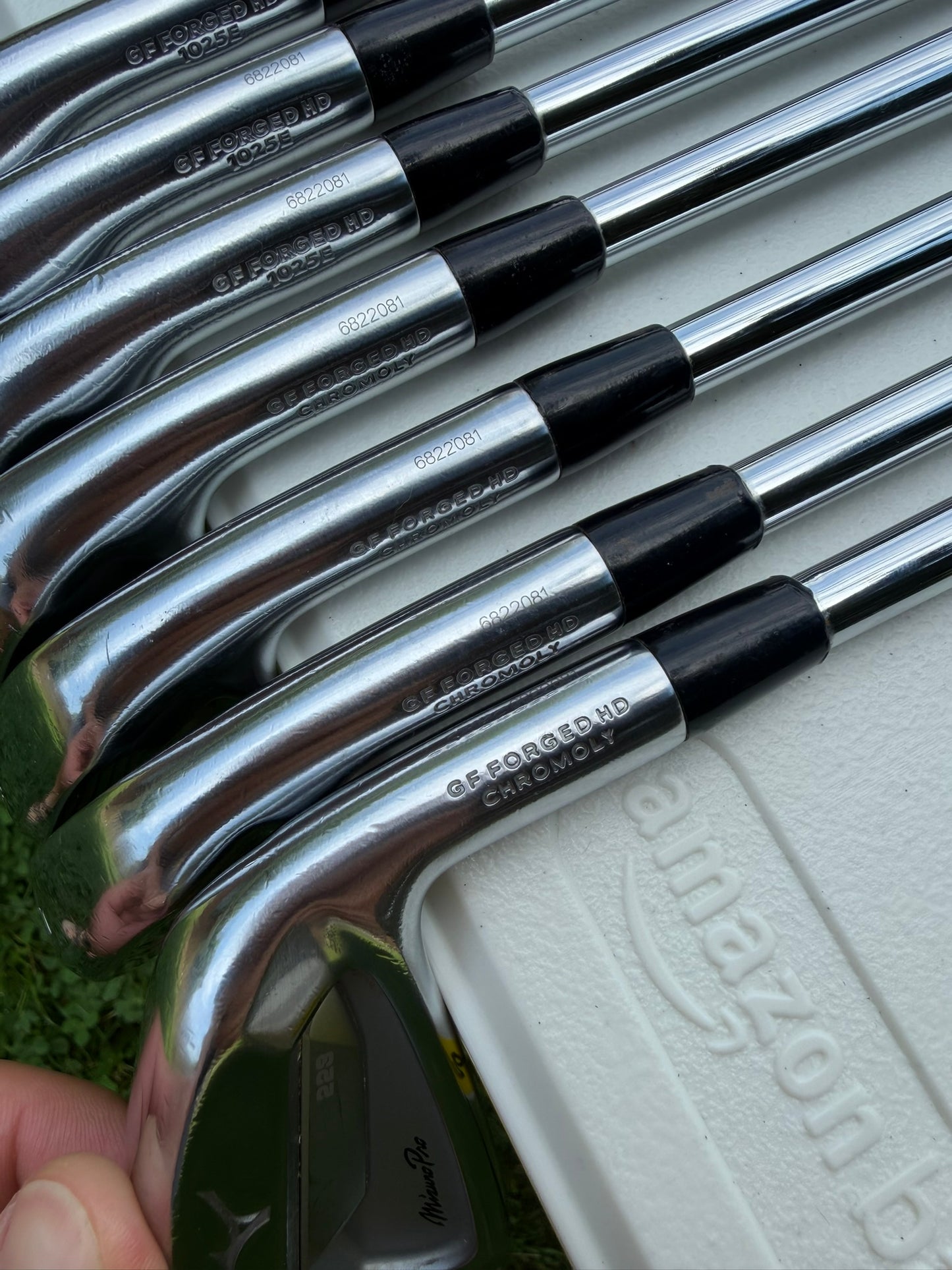 Mizuno Pro 223 Iron Set 4-PW Dynamic Gold 105 S300 Stiff Flex +1.25″ NICE