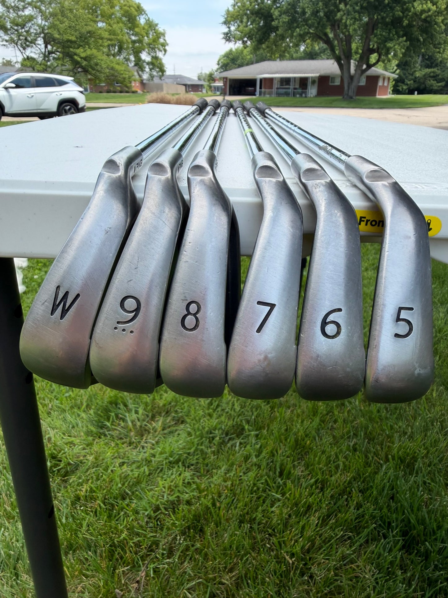 Ping G25 Iron Set 5-PW Silver Dot CFS Regular Flex +3/4″ NICE