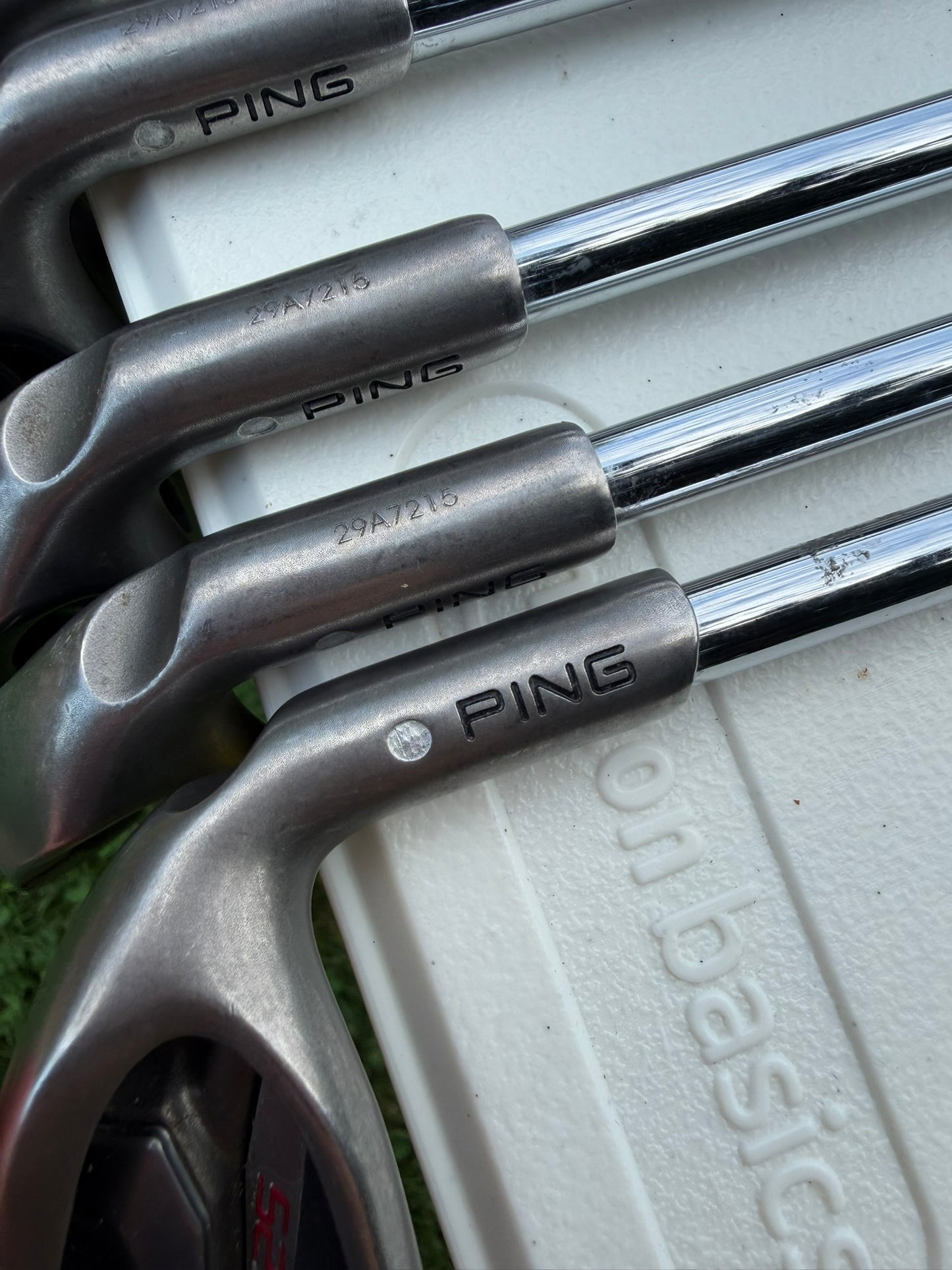 Ping G25 Iron Set 5-PW Silver Dot CFS Regular Flex +3/4″ NICE