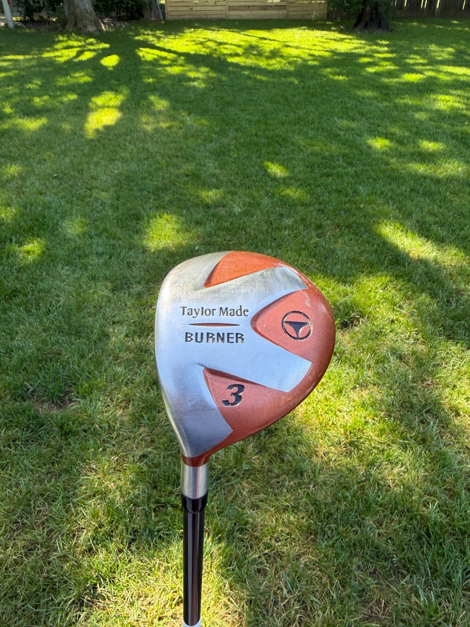 TaylorMade 1998 Burner 3-Wood Ti Bubble 2 Stiff Flex Lefty 42.75" +HC