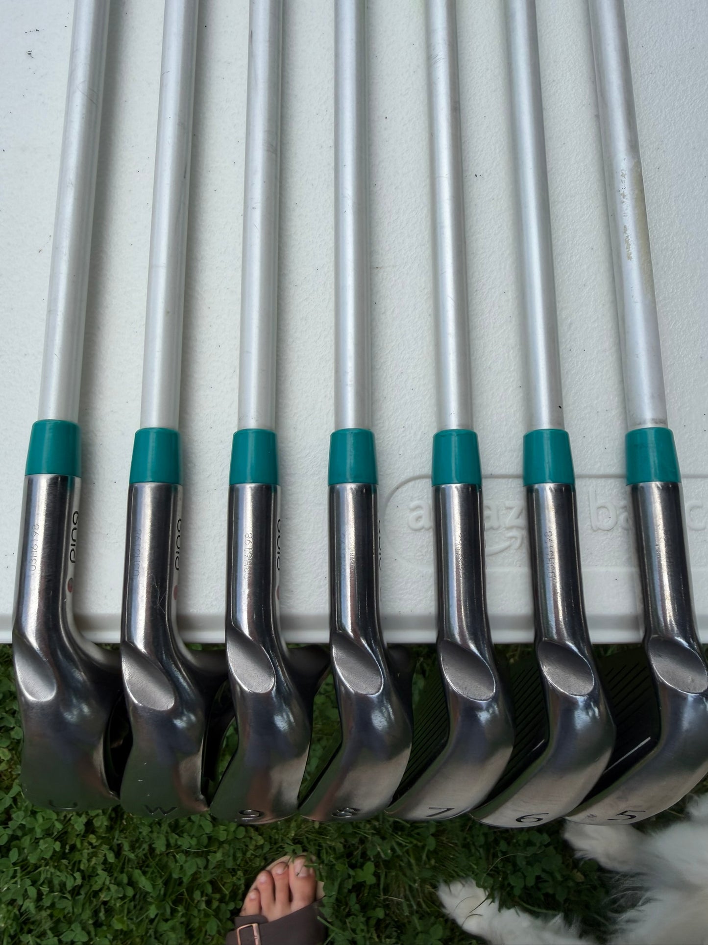 Ping 2015 Rhapsody Iron Set 5-PW, UW Red Dot ULT 220 Ladies Flex Standard NICE
