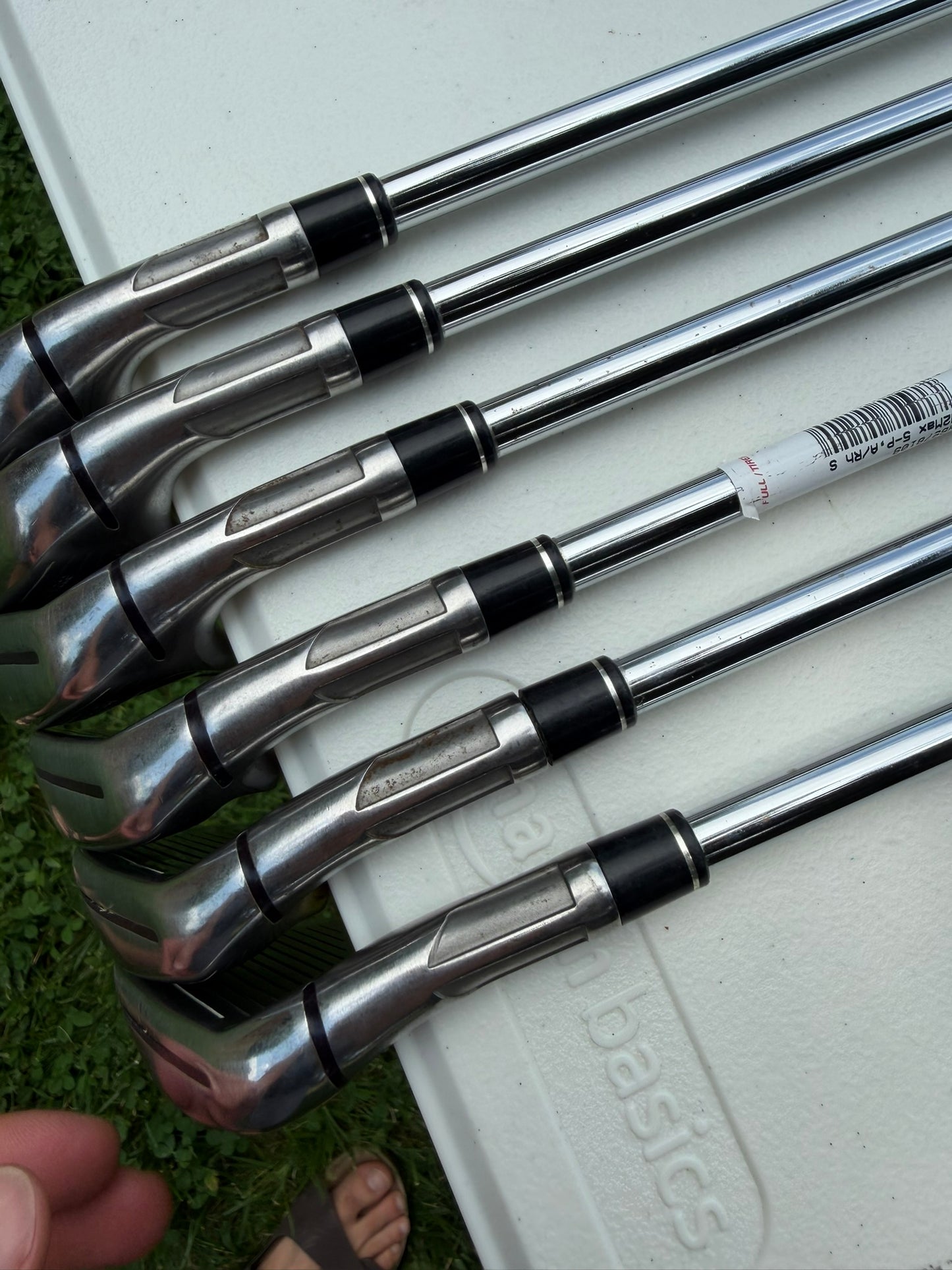 Taylormade SIM2 MAX Iron Set 5-PW KBS Max MT 85 Stiff Flex Standard NICE