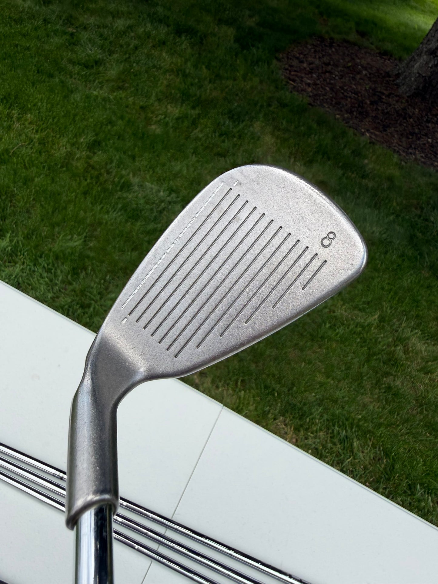 Ping i3 + Plus Iron Set 4-PW Green Dot True Temper Regular Flex +1/4″ NICE