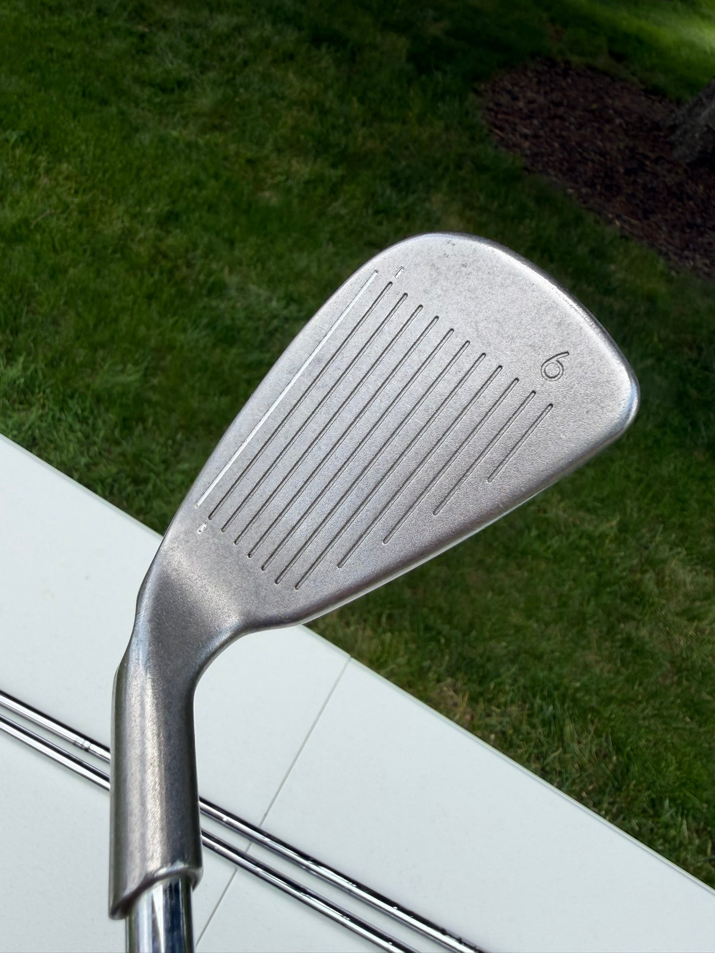 Ping i3 + Plus Iron Set 4-PW Green Dot True Temper Regular Flex +1/4″ NICE