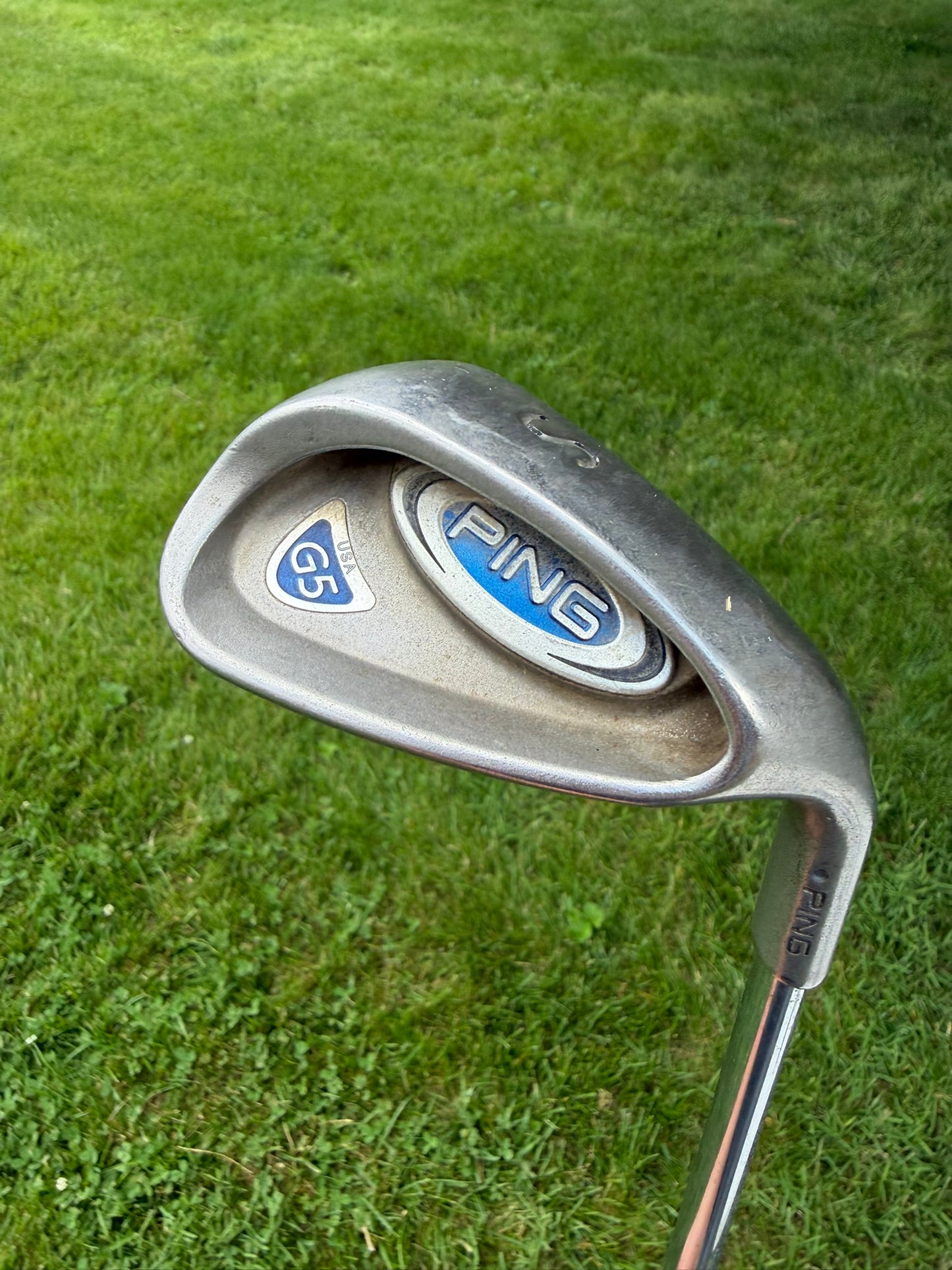 Ping G5 Sand Wedge Black Dot Cushin Stiff Flex 35.5″ NICE