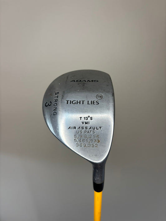 Photo of Adams Tight Lies Air Assault Strong 3-Wood 13° Regular Flex Proforce 65 Gold