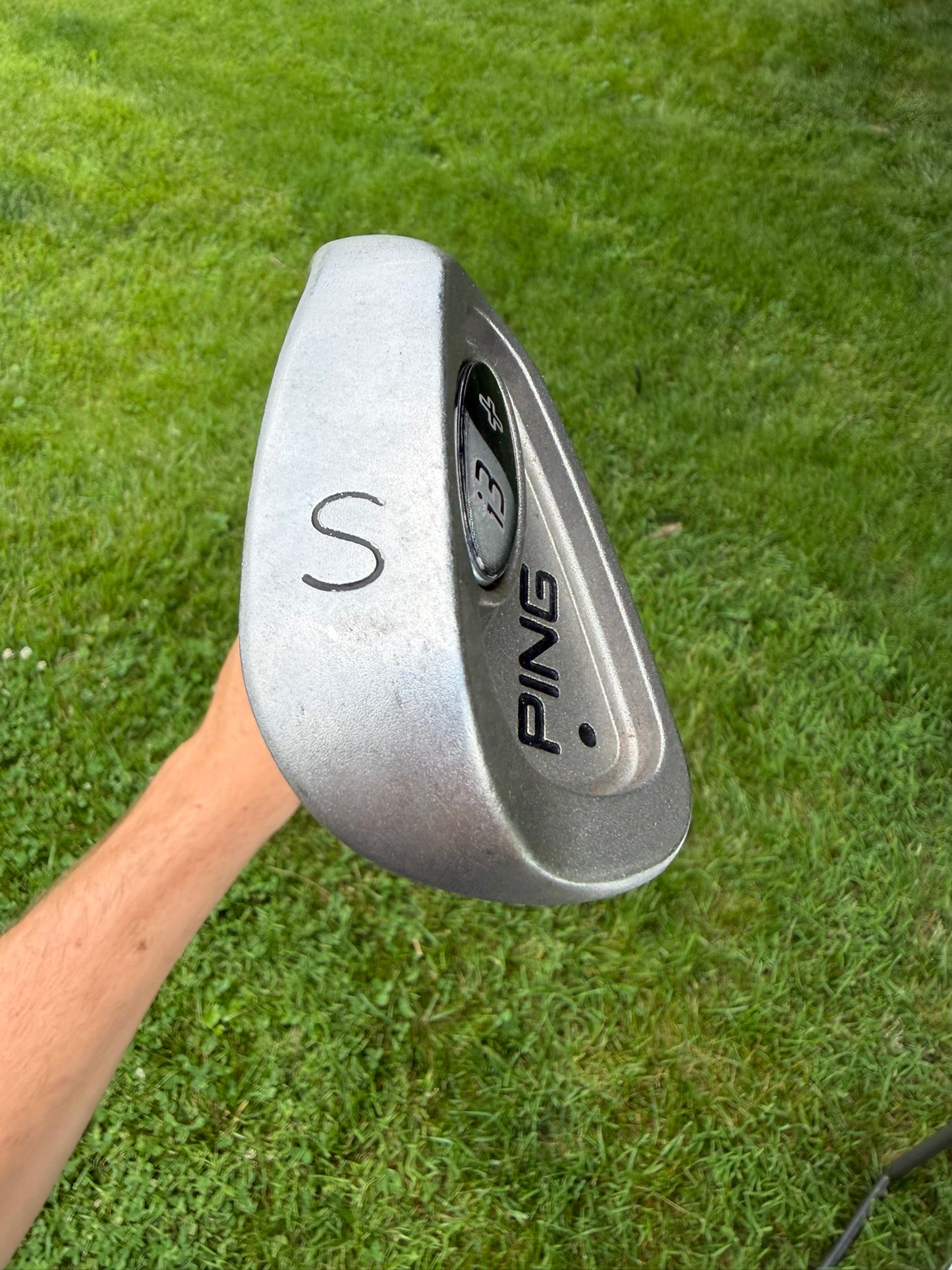 Ping i3 + Plus Sand Wedge Black Dot True Temper Regular Flex 35.25″ NICE