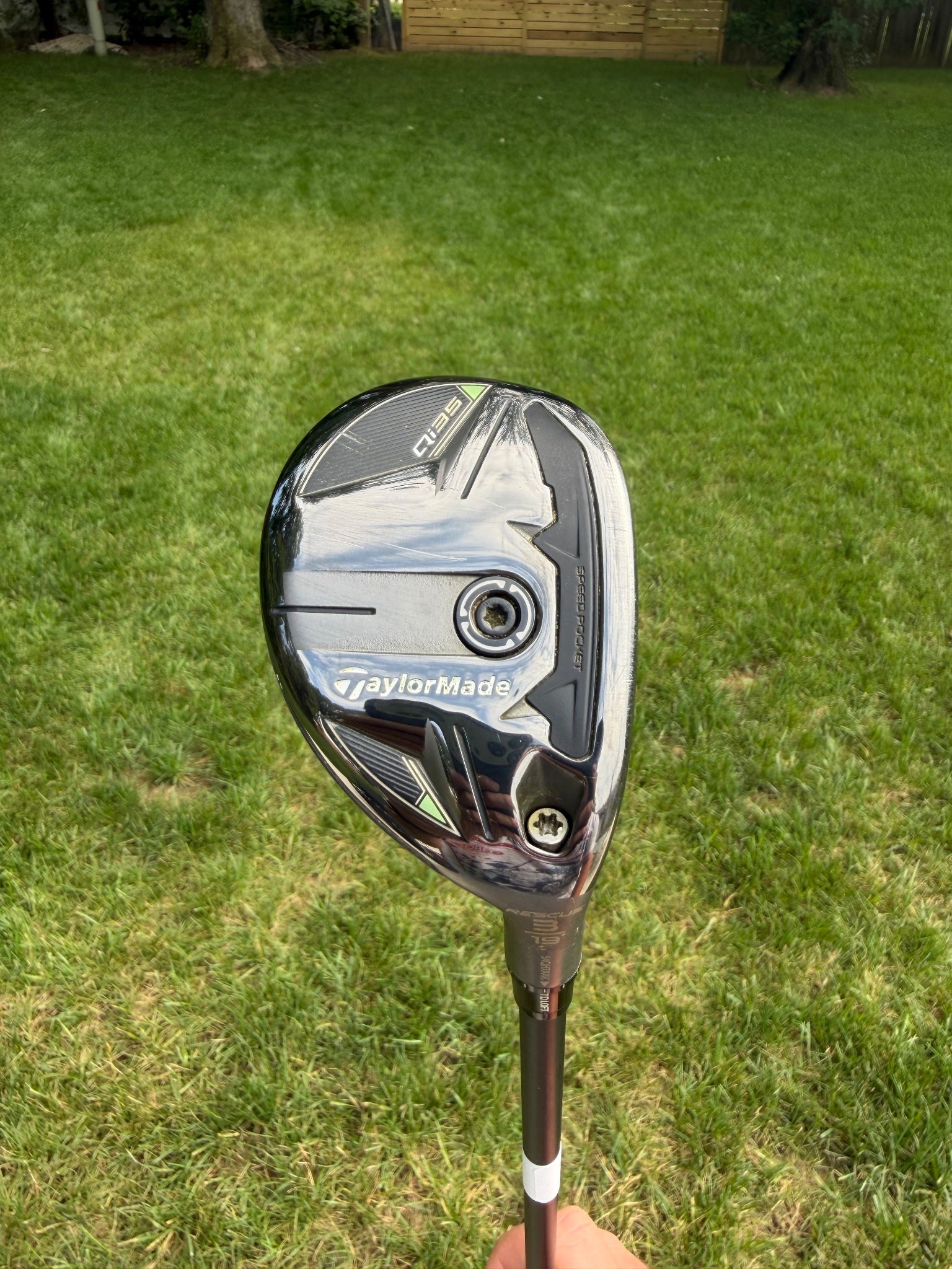 TaylorMade Qi35 Rescue 3 Hybrid 19° Ventus HB Blue Regular Flex 40.5" NICE