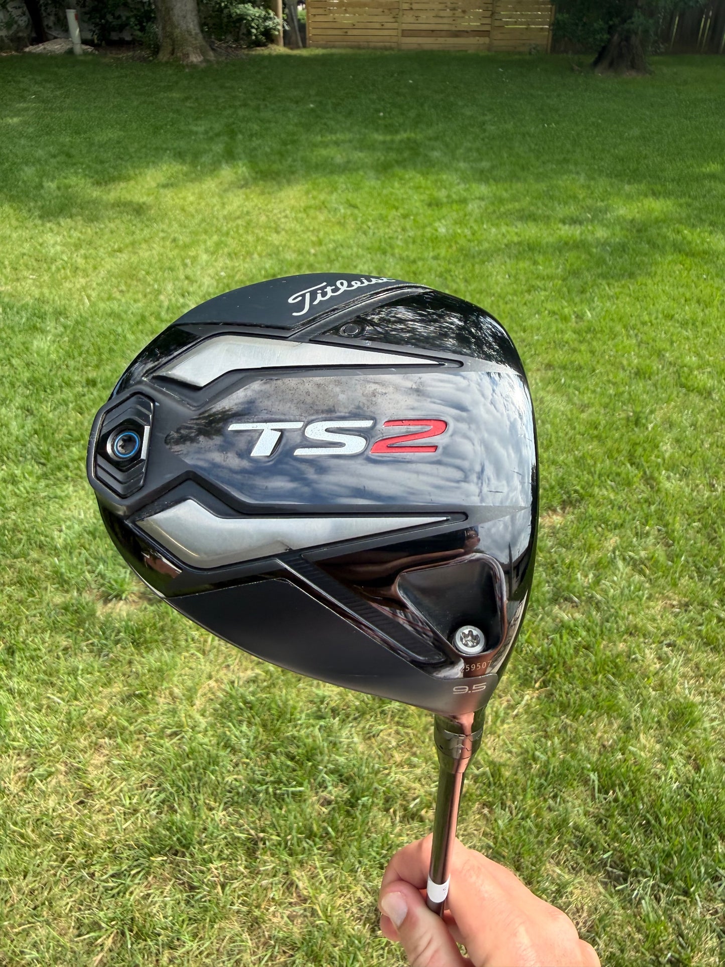 Titleist TS2 Driver 9.5° Tensei AV Blue Stiff Flex 44.5" NICE