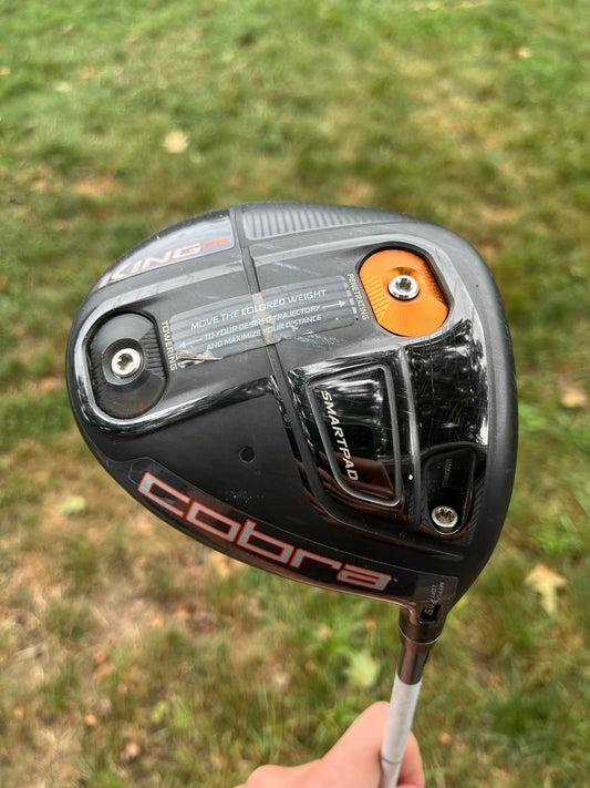 Cobra King F6 Driver 10.5° Matrix Red Tie Regular Flex 44.75″ +HC NICE