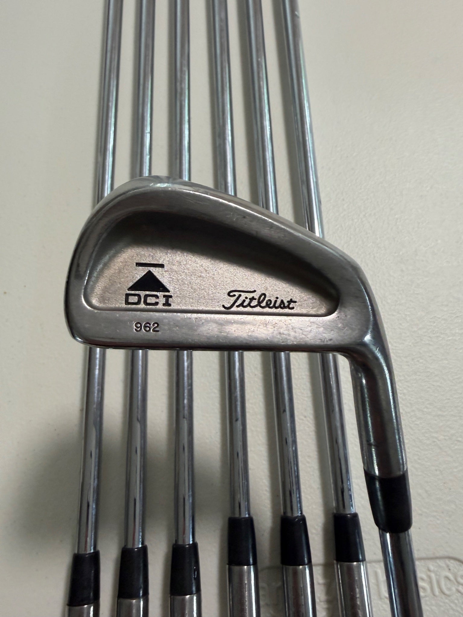 Titleist DCI 962 Iron Set 3-PW (NO 7 IRON) Stiff Flex -1/2" READ — photo 8