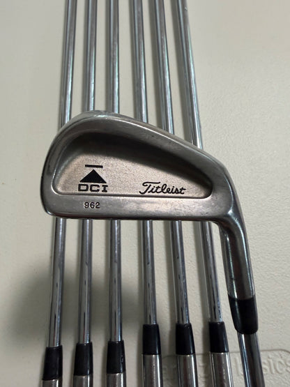 Titleist DCI 962 Iron Set 3-PW (NO 7 IRON) Stiff Flex -1/2" READ — photo 8