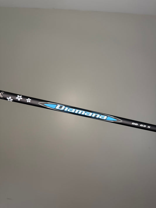 Mitsubishi Diamana BB 63 S Stiff Flex Driver Shaft Taylormade Tip 44.75" NEW