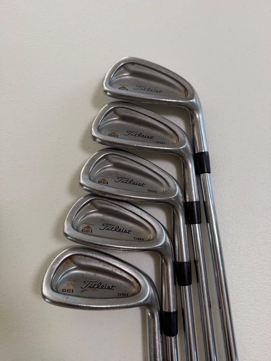 Titleist DCI 981 Iron Set 6-PW DG R300 Regular Flex READ