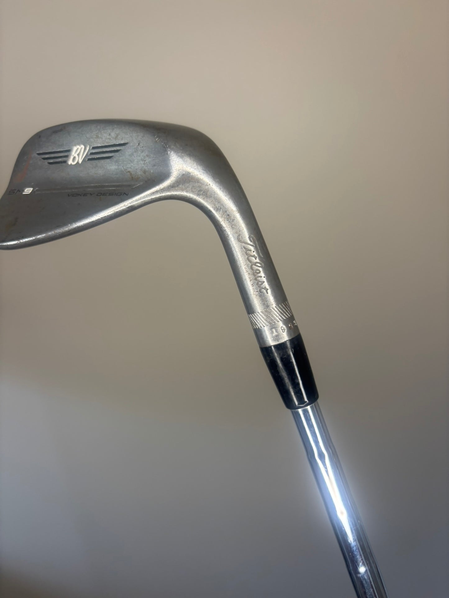 Titleist Vokey SM9 Raw Gap Wedge 50° / 8F NS Pro Tour130 X-Stiff Flex 35.5″ NICE