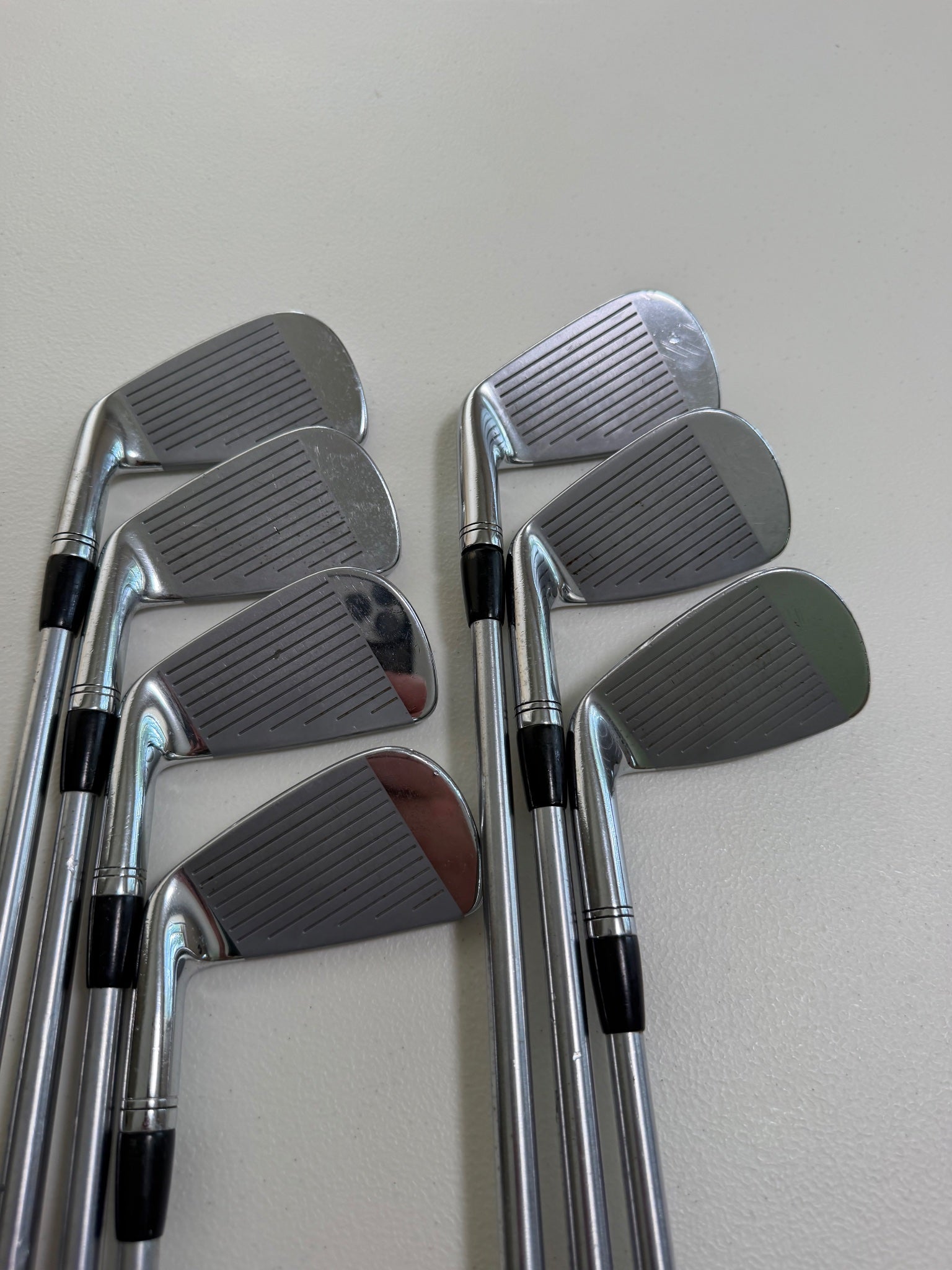 Titleist 735.CM Chrome Iron Set 3-PW (NO 8 IRON) Rifle Stiff Flex +1/2" READ — photo 2