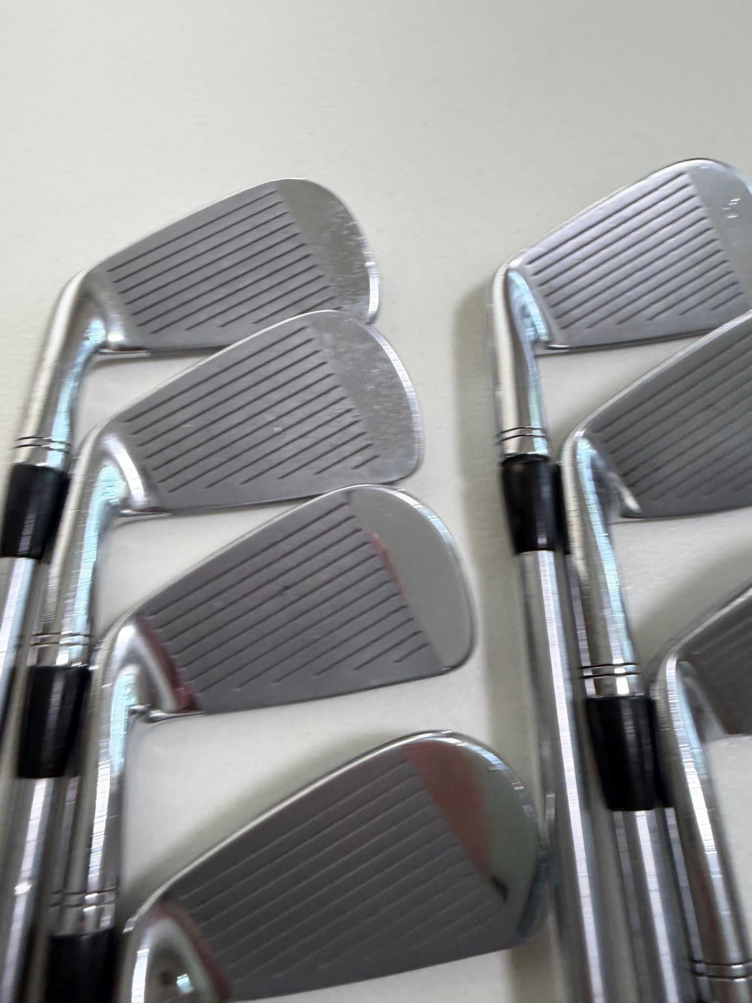 Titleist 735.CM Chrome Iron Set 3-PW (NO 8 IRON) Rifle Stiff Flex +1/2" READ — photo 3