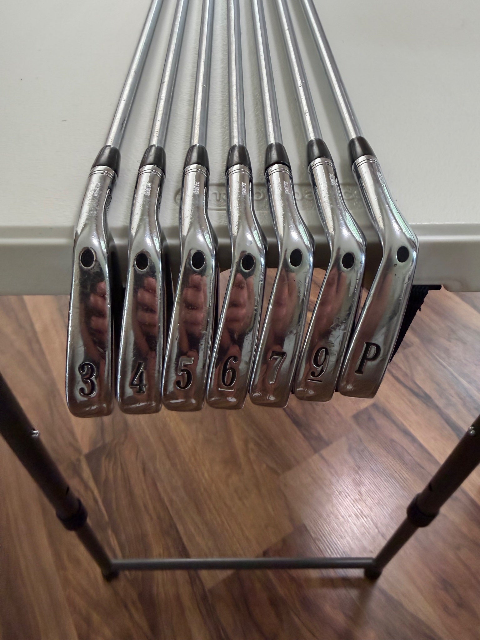 Titleist 735.CM Chrome Iron Set 3-PW (NO 8 IRON) Rifle Stiff Flex +1/2" READ — photo 5