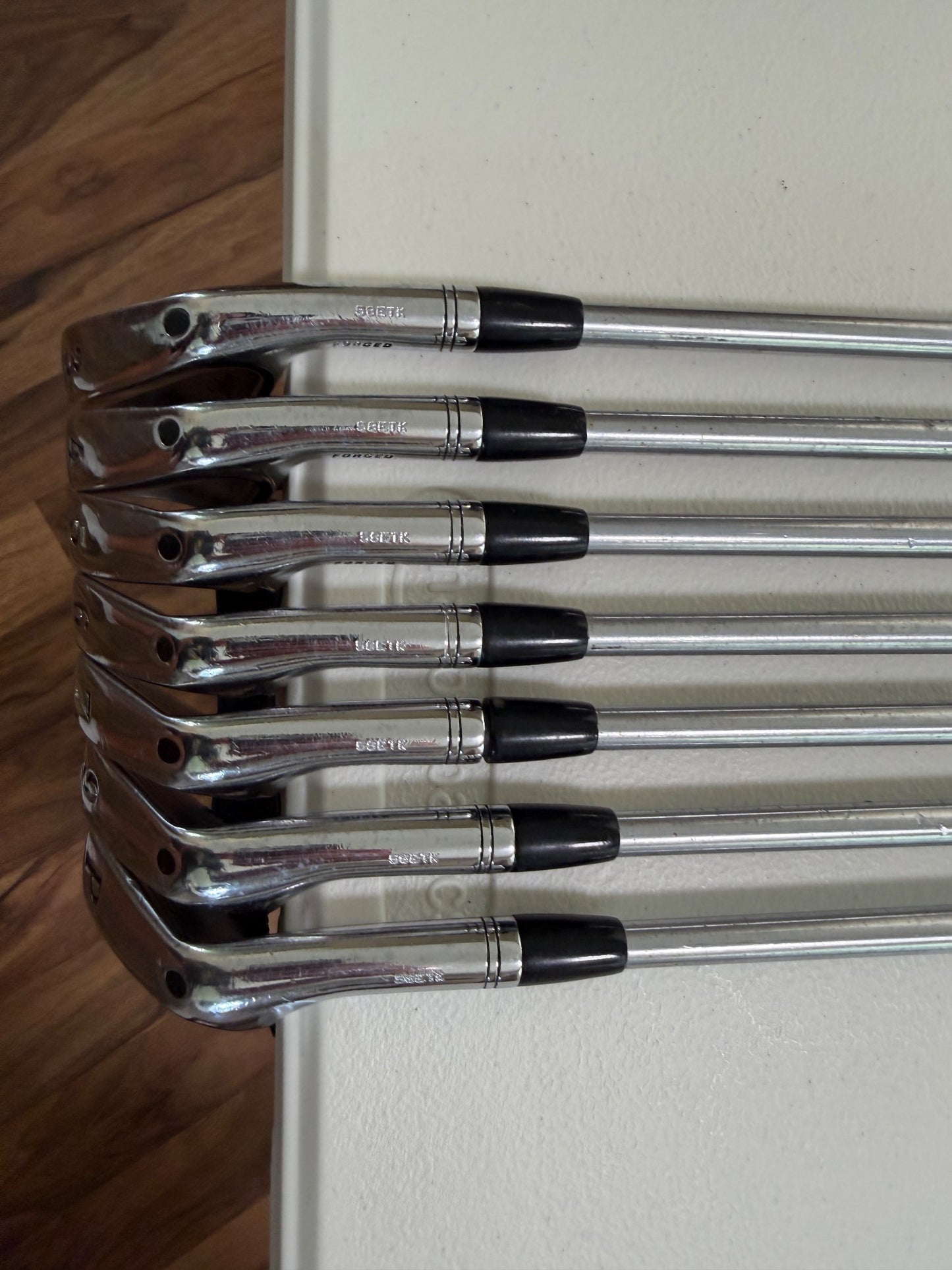 Titleist 735.CM Chrome Iron Set 3-PW (NO 8 IRON) Rifle Stiff Flex +1/2" READ — photo 6