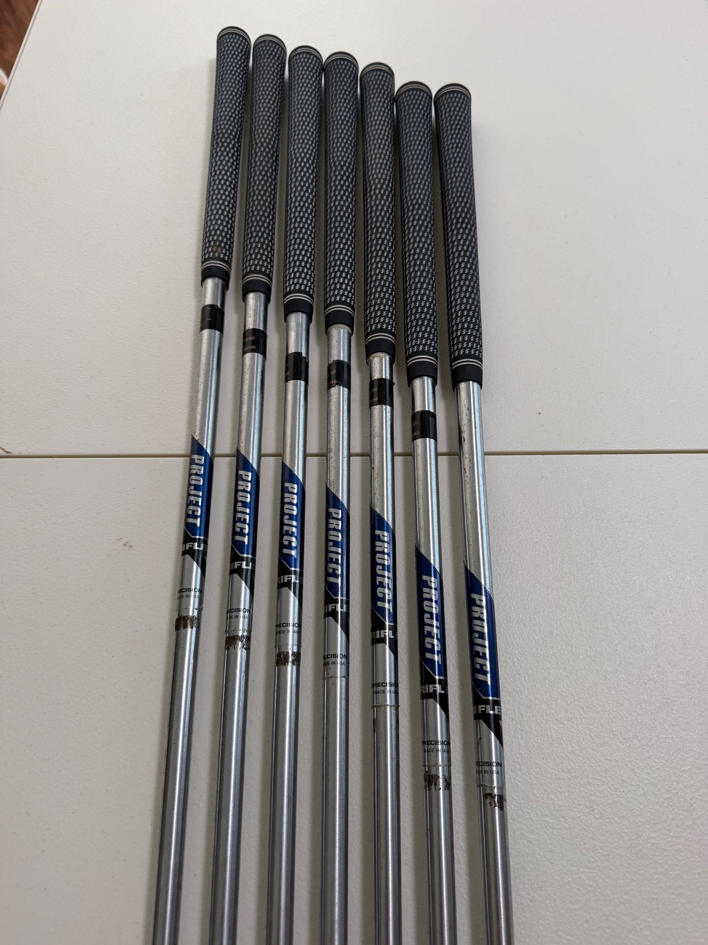 Titleist 735.CM Chrome Iron Set 3-PW (NO 8 IRON) Rifle Stiff Flex +1/2" READ — photo 9