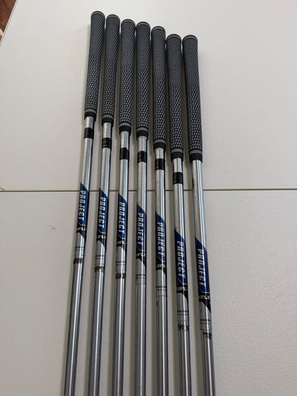 Titleist 735.CM Chrome Iron Set 3-PW (NO 8 IRON) Rifle Stiff Flex +1/2" READ — photo 9