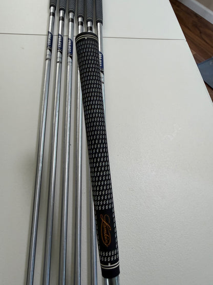 Titleist 735.CM Chrome Iron Set 3-PW (NO 8 IRON) Rifle Stiff Flex +1/2" READ — photo 11
