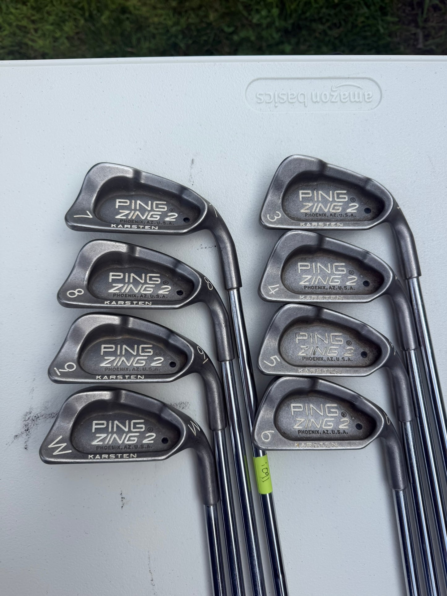 Ping Zing 2 Iron Set 3-PW Black Dot JZ Stiff Flex Standard NICE