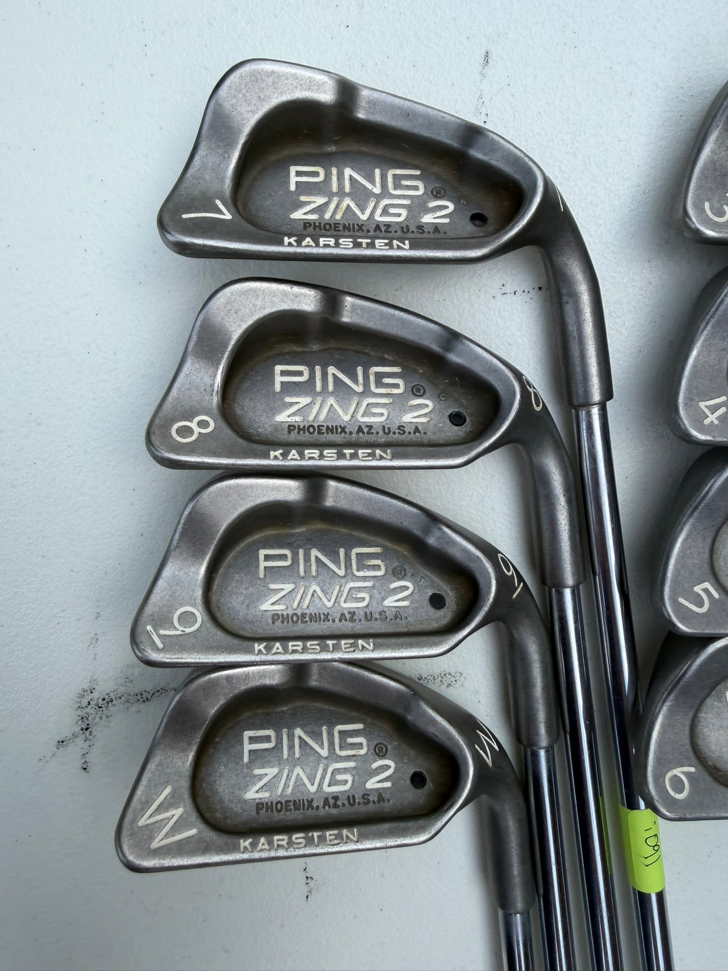 Ping Zing 2 Iron Set 3-PW Black Dot JZ Stiff Flex Standard NICE