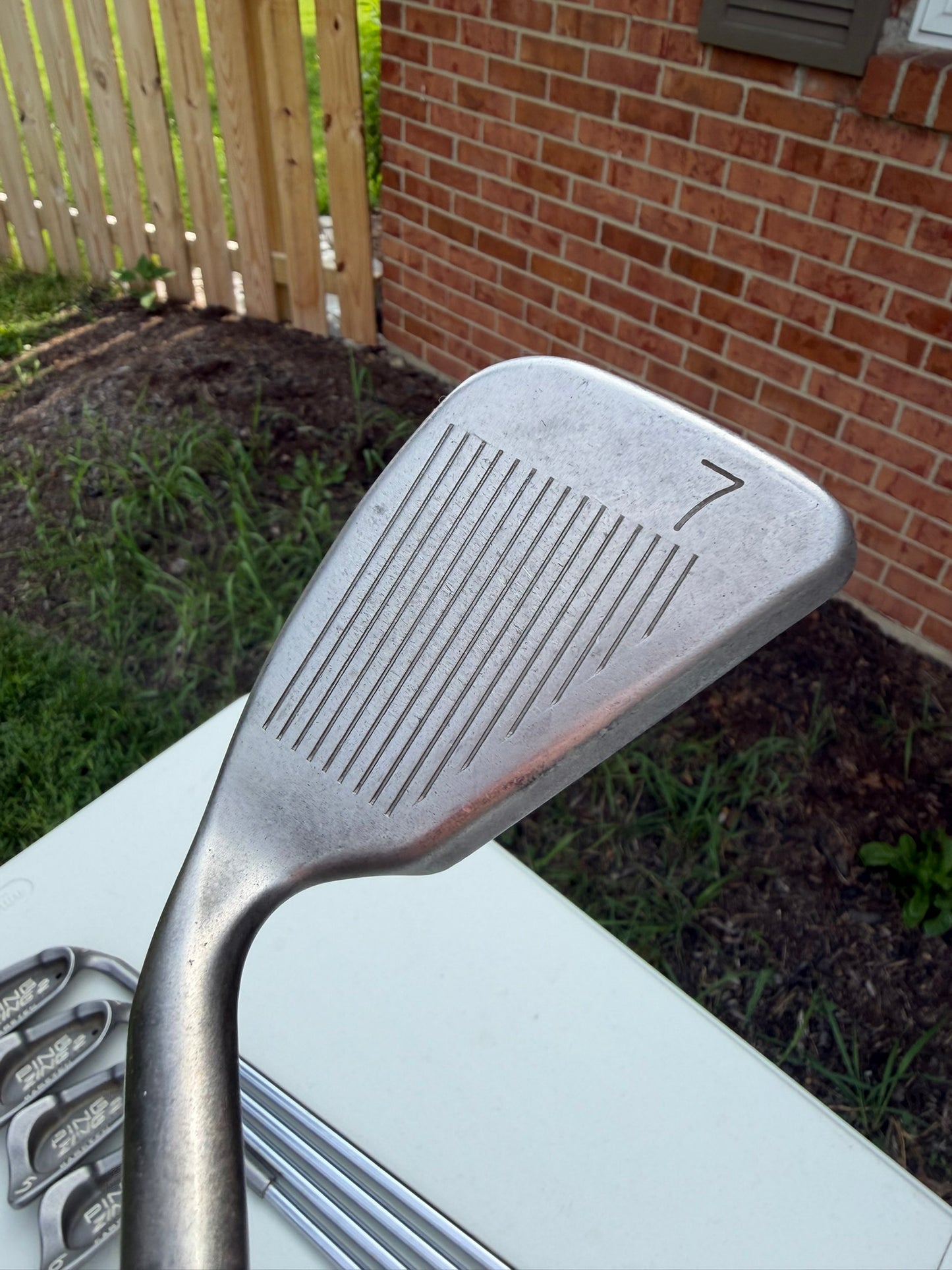 Ping Zing 2 Iron Set 3-PW Black Dot JZ Stiff Flex Standard NICE
