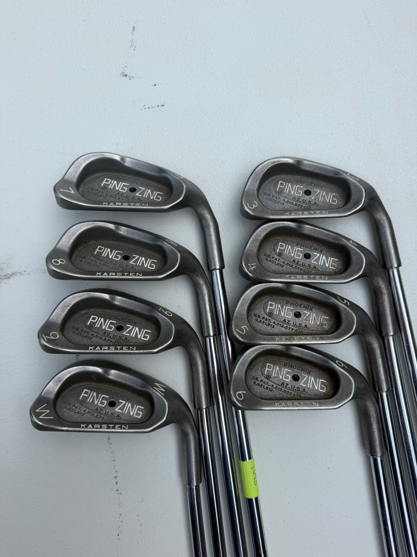 Ping Zing Iron Set 3-PW Black Dot JZ Stiff Flex Standard NICE