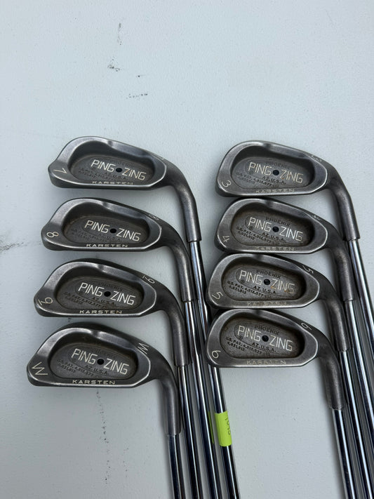 Ping Zing Iron Set 3-PW Black Dot JZ Stiff Flex Standard NICE