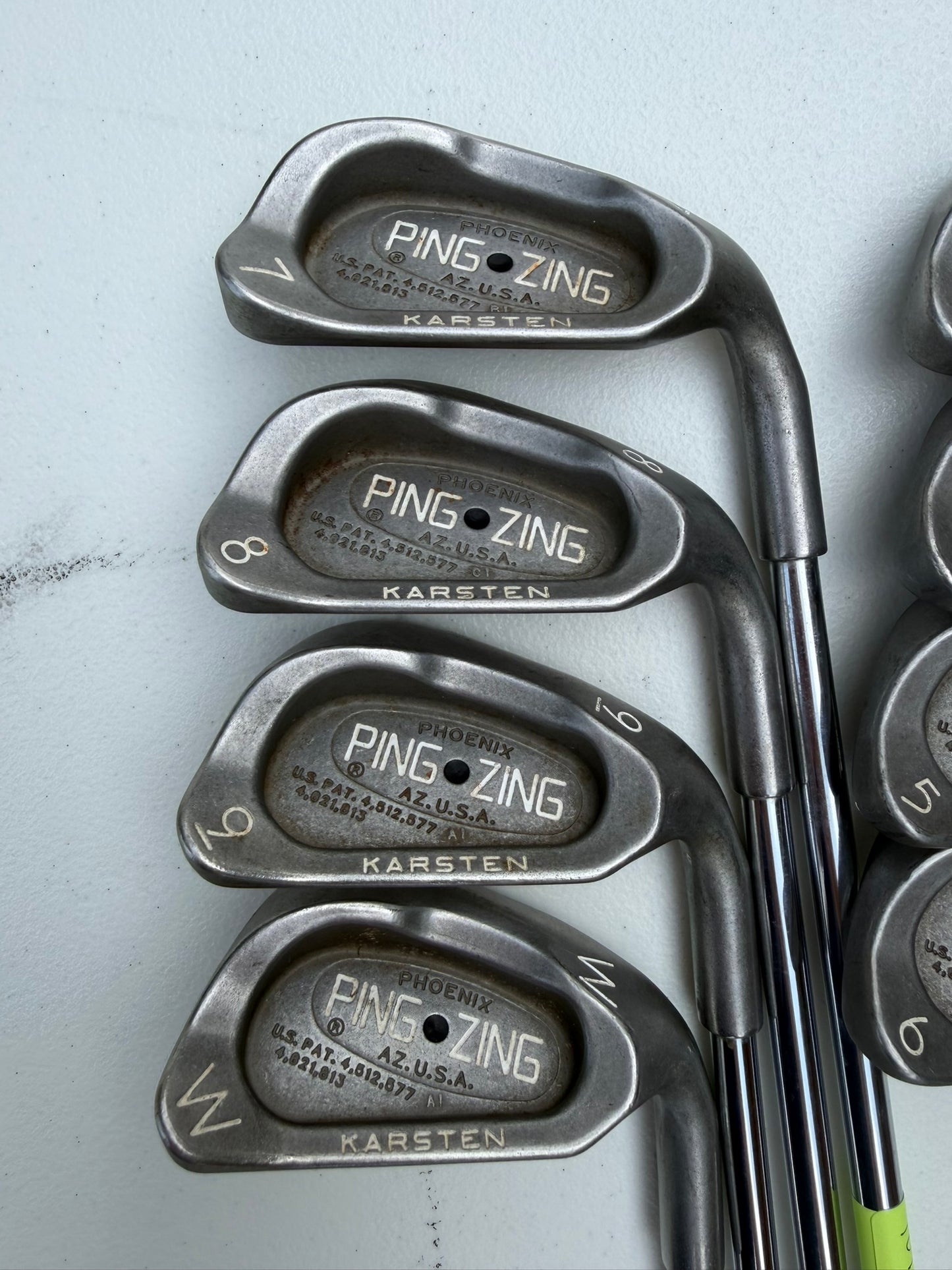 Ping Zing Iron Set 3-PW Black Dot JZ Stiff Flex Standard NICE