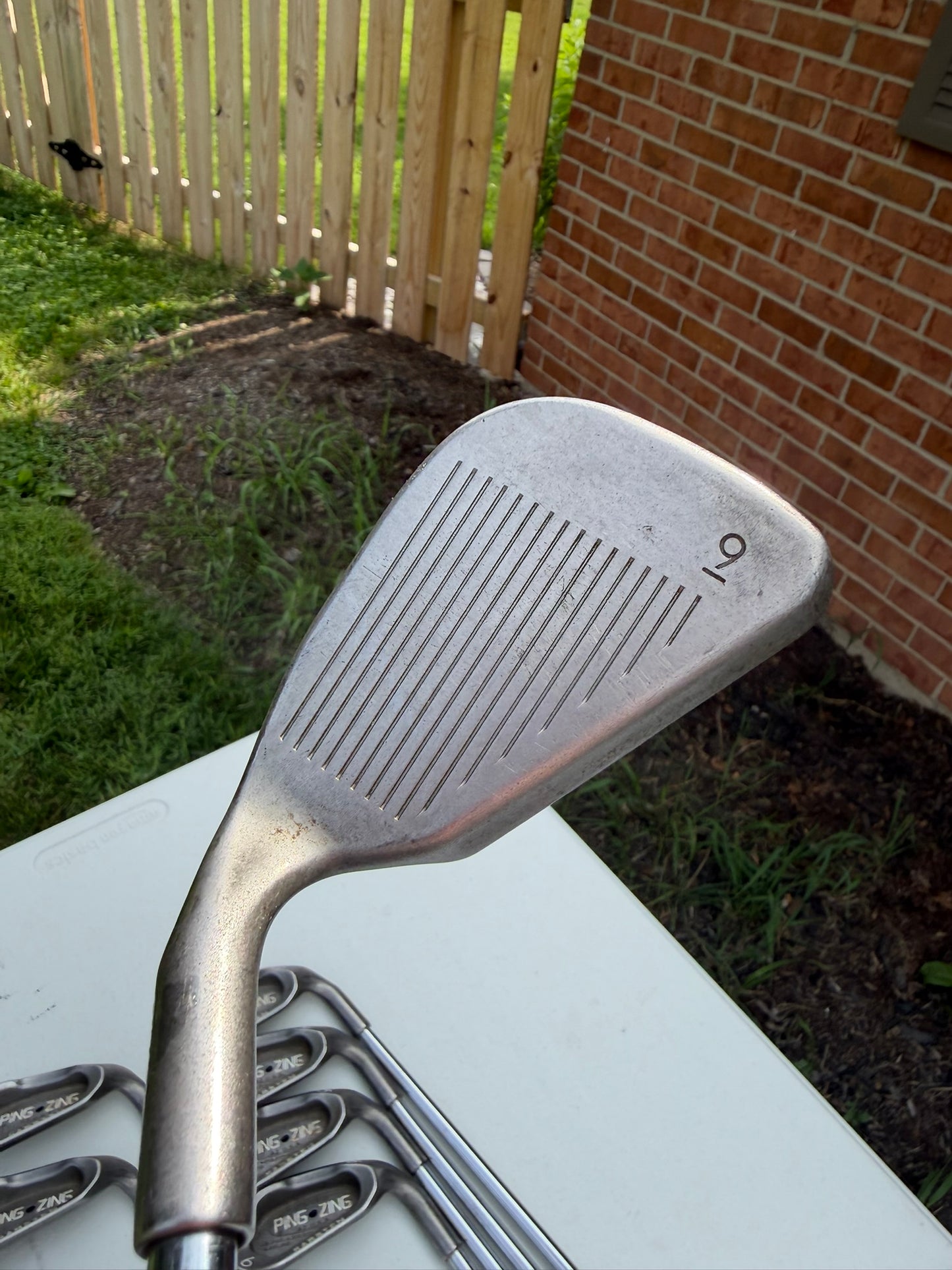 Ping Zing Iron Set 3-PW Black Dot JZ Stiff Flex Standard NICE