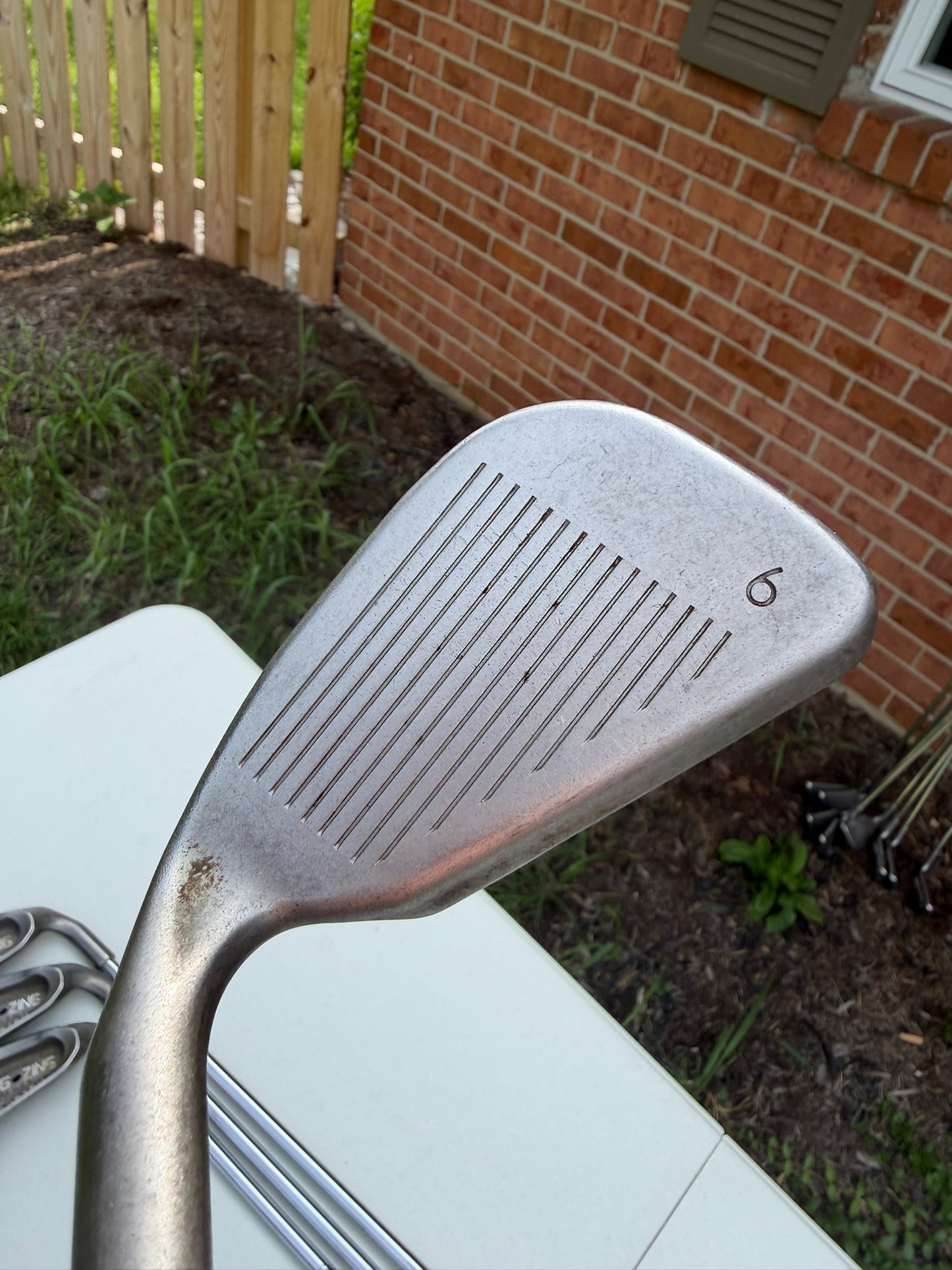 Ping Zing Iron Set 3-PW Black Dot JZ Stiff Flex Standard NICE