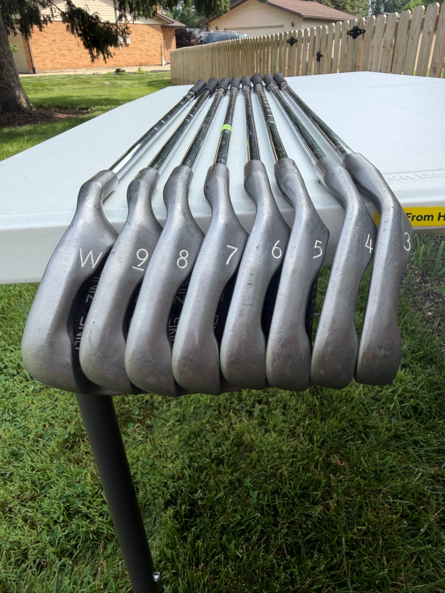 Ping Zing Iron Set 3-PW Black Dot JZ Stiff Flex Standard NICE